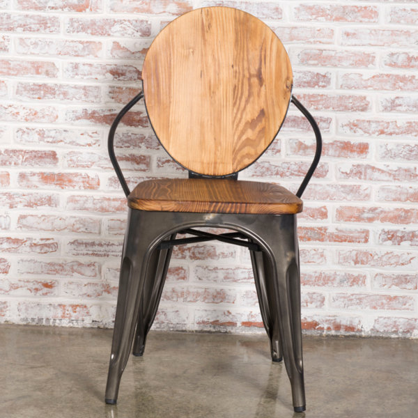 Fine Mod Imports Solid Wood Dining Chair & Reviews Wayfair